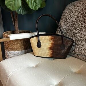 Le Sac Ombré Woven Shoulder Bag